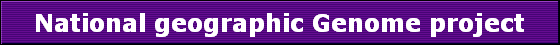 National geographic Genome project